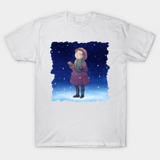 First Snow / Winter picture / snowfall T-Shirt